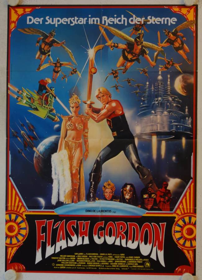 Flash Gordon original release german movie poster
